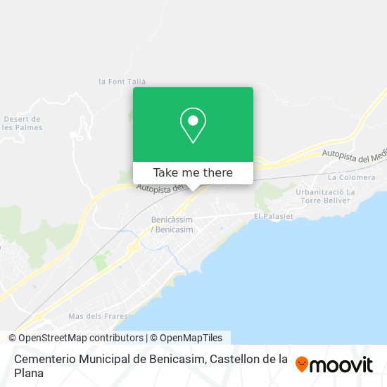 Cementerio Municipal de Benicasim map