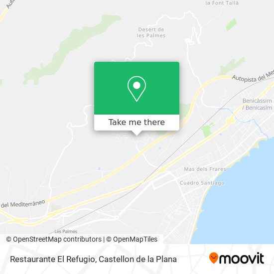 mapa Restaurante El Refugio