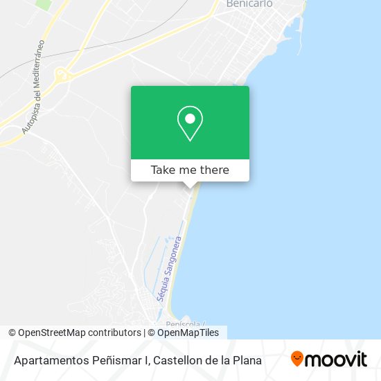 mapa Apartamentos Peñismar I