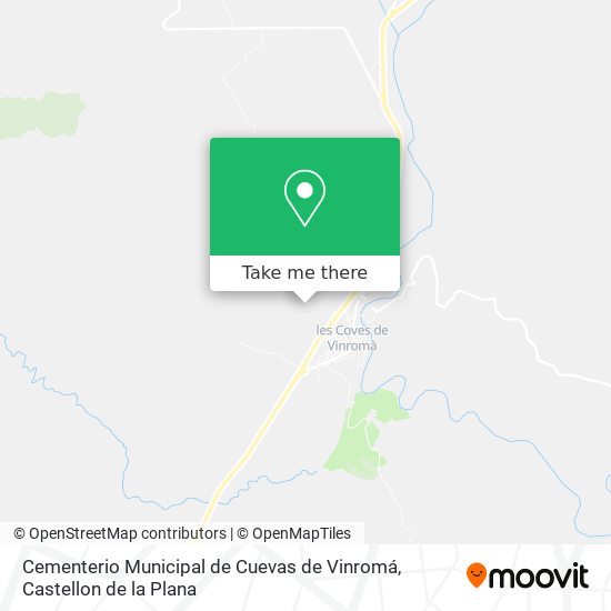 Cementerio Municipal de Cuevas de Vinromá map