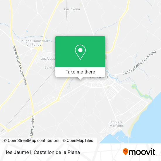 Ies Jaume I map