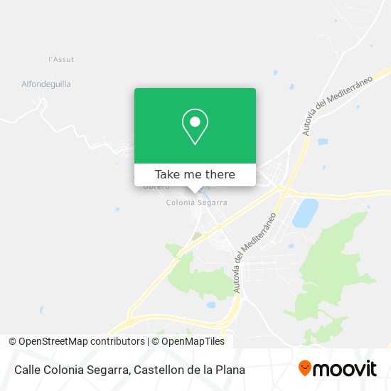 Calle Colonia Segarra map