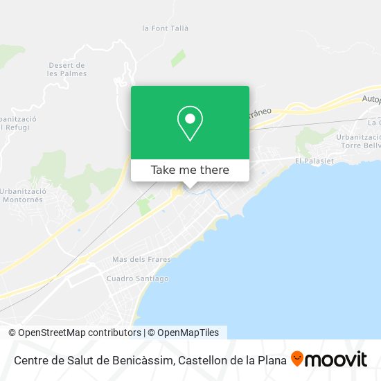 Centre de Salut de Benicàssim map