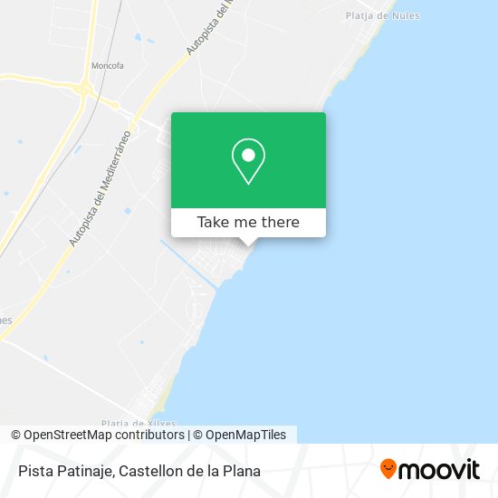 Pista Patinaje map