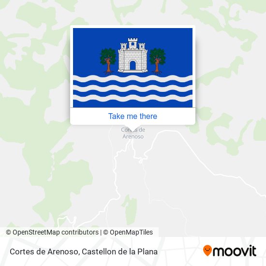 mapa Cortes de Arenoso