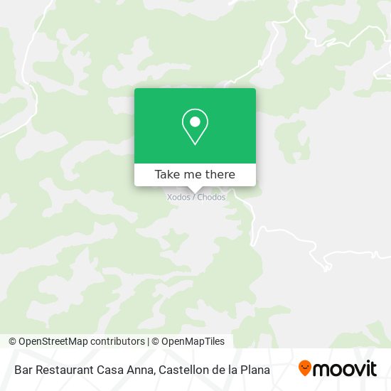 Bar Restaurant Casa Anna map