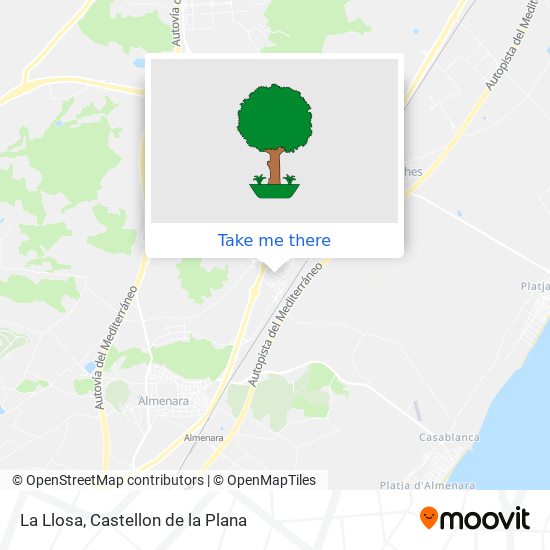 mapa La Llosa