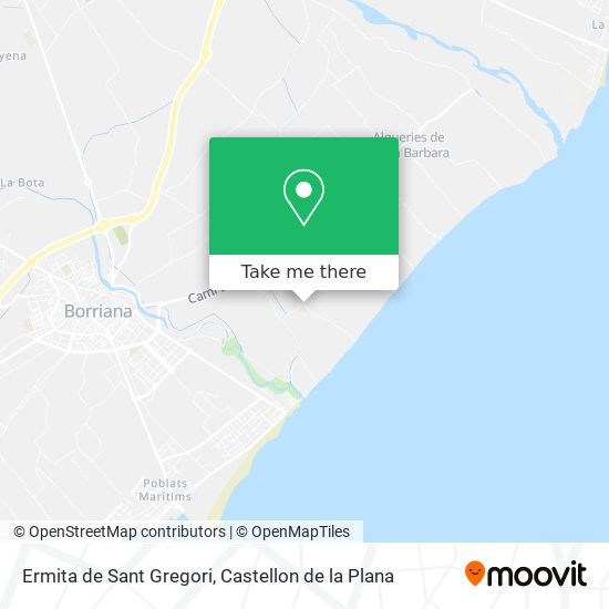 Ermita de Sant Gregori map