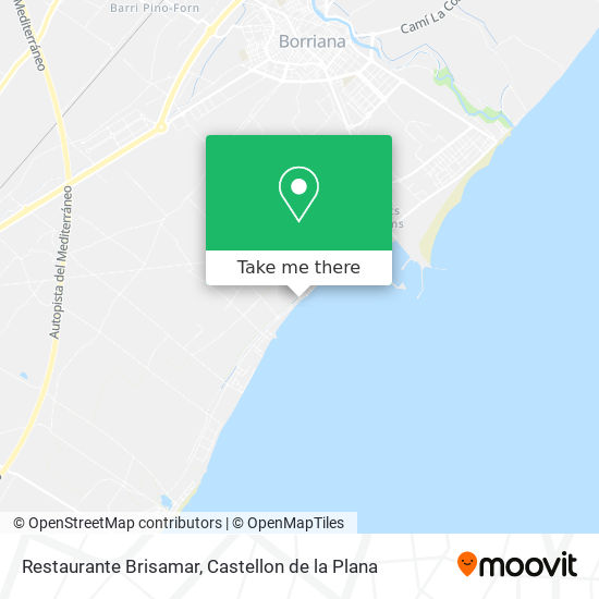 Restaurante Brisamar map