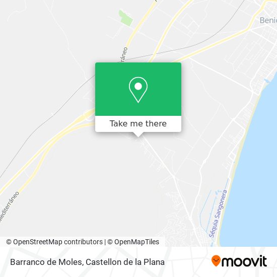 Barranco de Moles map