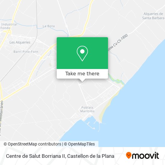 Centre de Salut Borriana II map