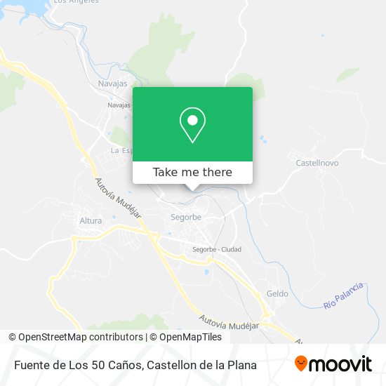 Fuente de Los 50 Caños map