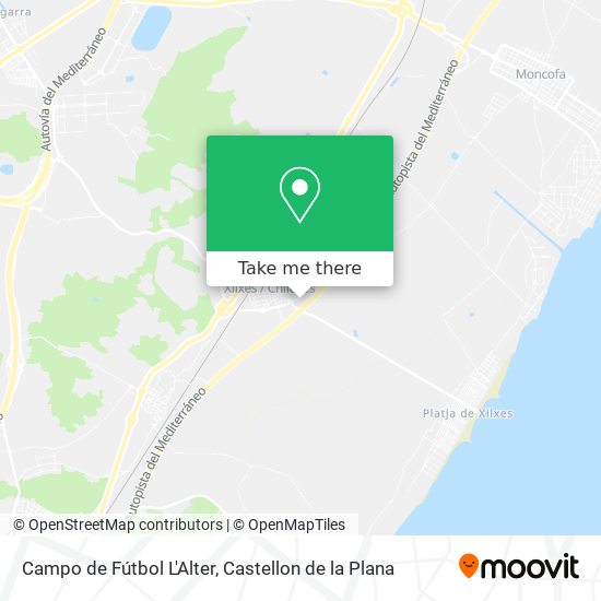 Campo de Fútbol L'Alter map