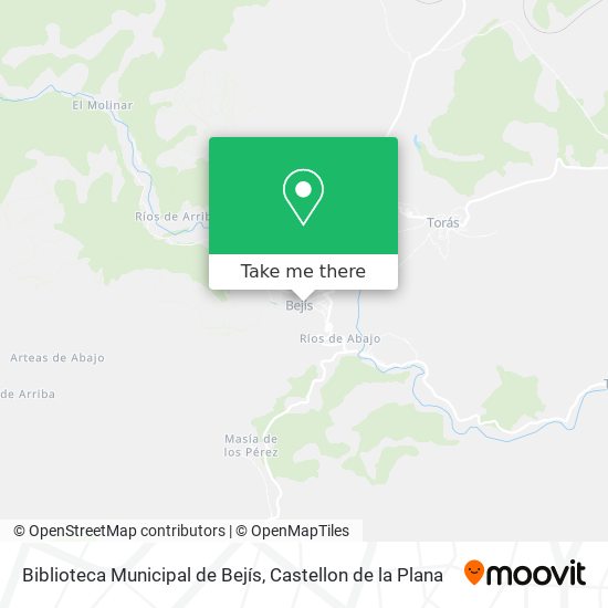 Biblioteca Municipal de Bejís map