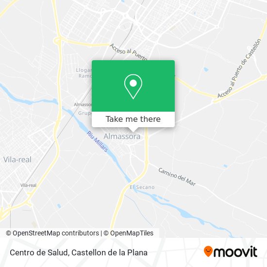 mapa Centro de Salud