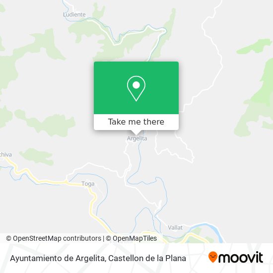 Ayuntamiento de Argelita map