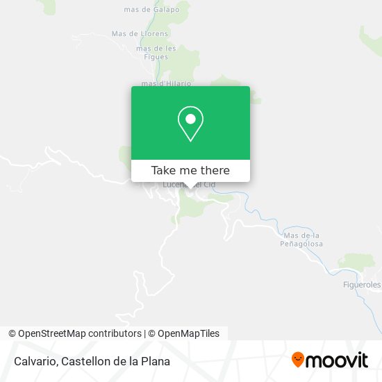 Calvario map