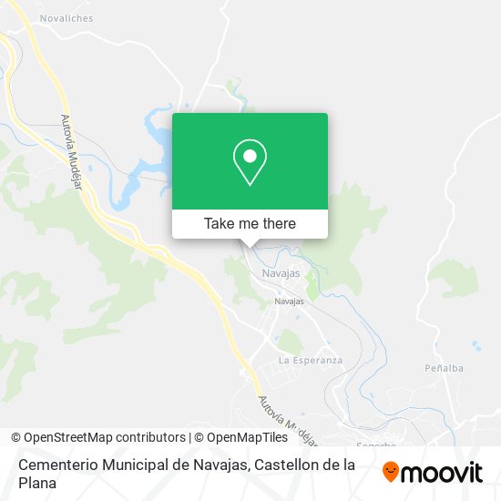 mapa Cementerio Municipal de Navajas