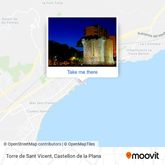 mapa Torre de Sant Vicent