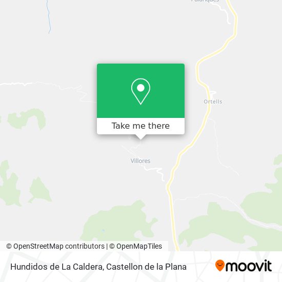 mapa Hundidos de La Caldera
