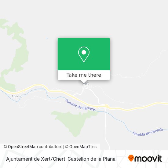 mapa Ajuntament de Xert/Chert
