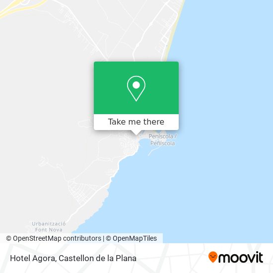 mapa Hotel Agora