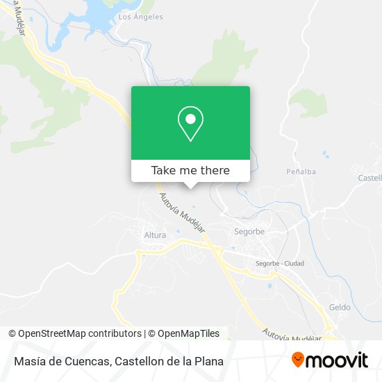 mapa Masía de Cuencas