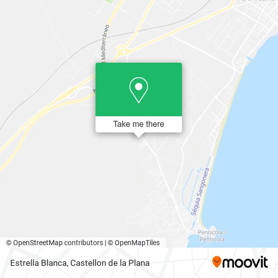 Estrella Blanca map