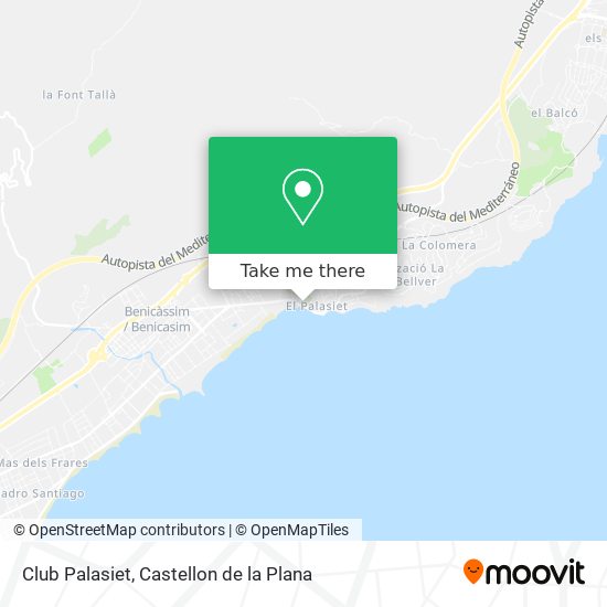 Club Palasiet map