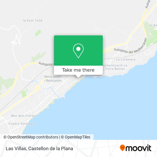 Las Villas map