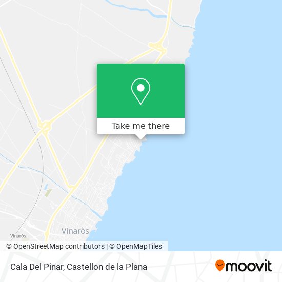 Cala Del Pinar map