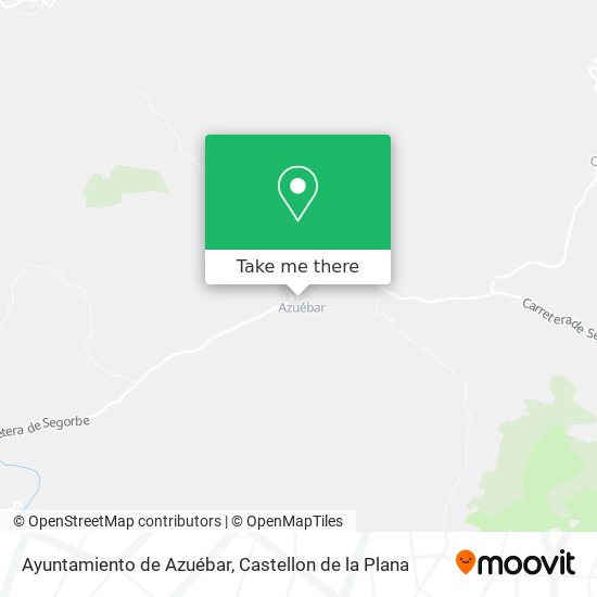 Ayuntamiento de Azuébar map