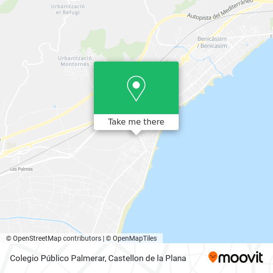 mapa Colegio Público Palmerar