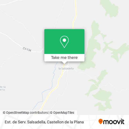 Est. de Serv. Salsadella map