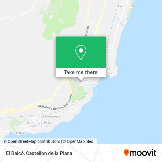 El Balcó map