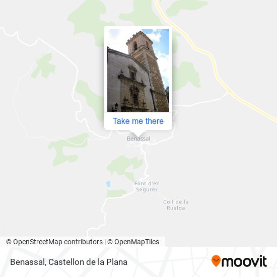 mapa Benassal