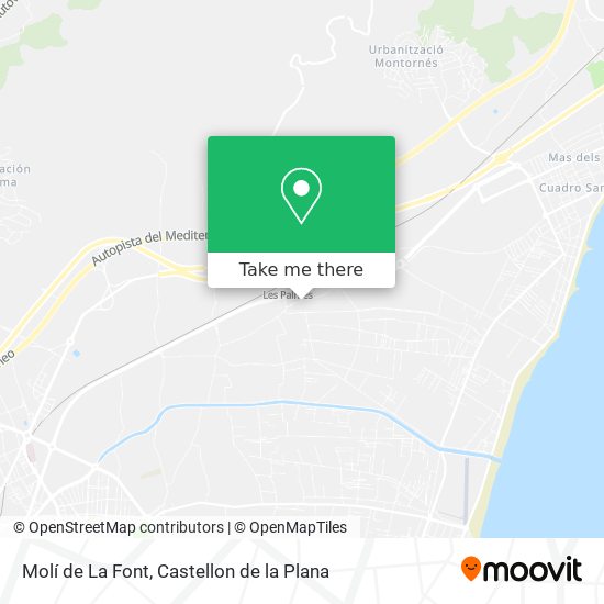 Molí de La Font map