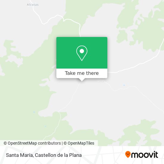 Santa María map