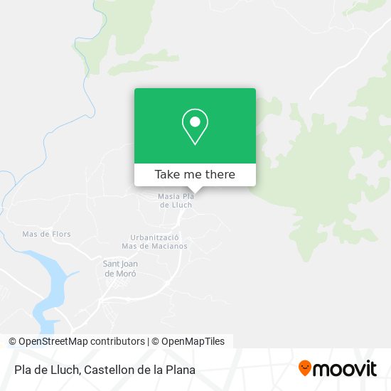 Pla de Lluch map