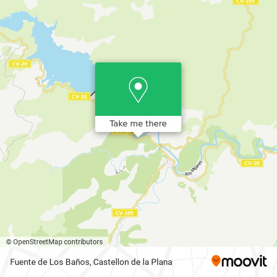 Fuente de Los Baños map