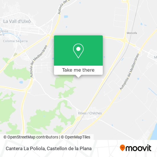 Cantera La Poliola map