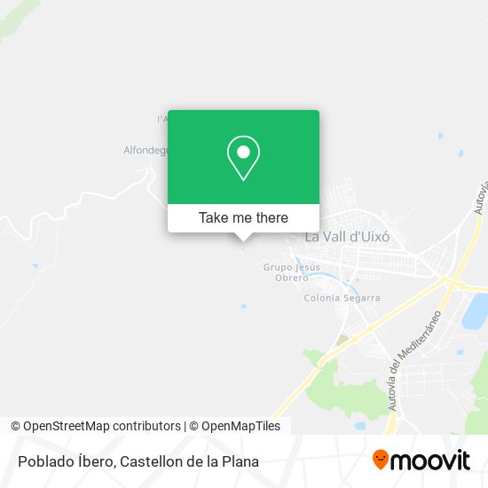 Poblado Íbero map