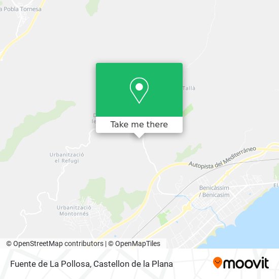 mapa Fuente de La Pollosa