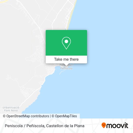 Peníscola / Peñíscola map