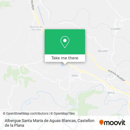 Albergue Santa María de Aguas Blancas map