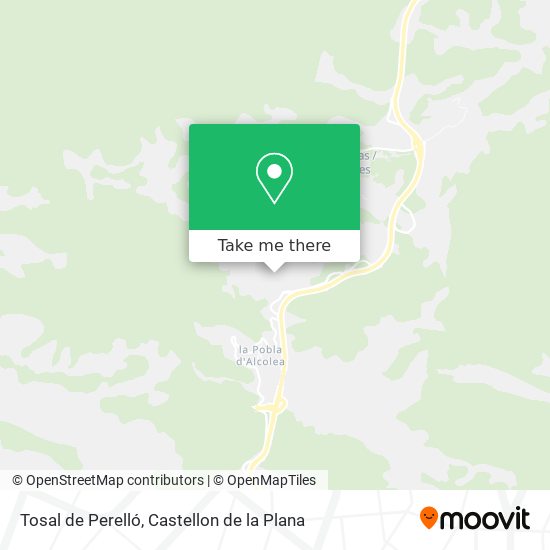 Tosal de Perelló map