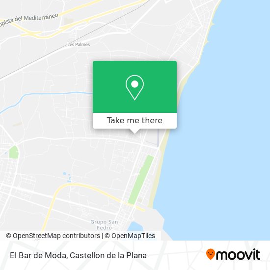 El Bar de Moda map