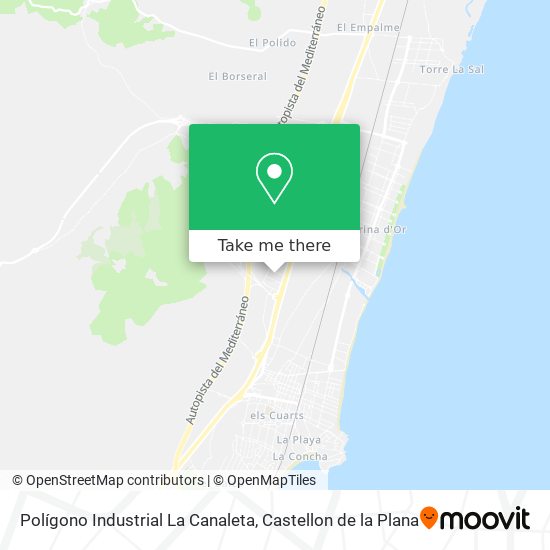 Polígono Industrial La Canaleta map
