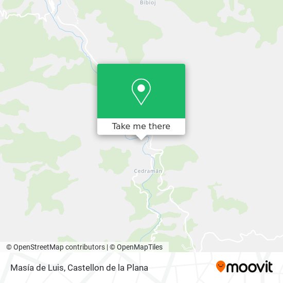 mapa Masía de Luis