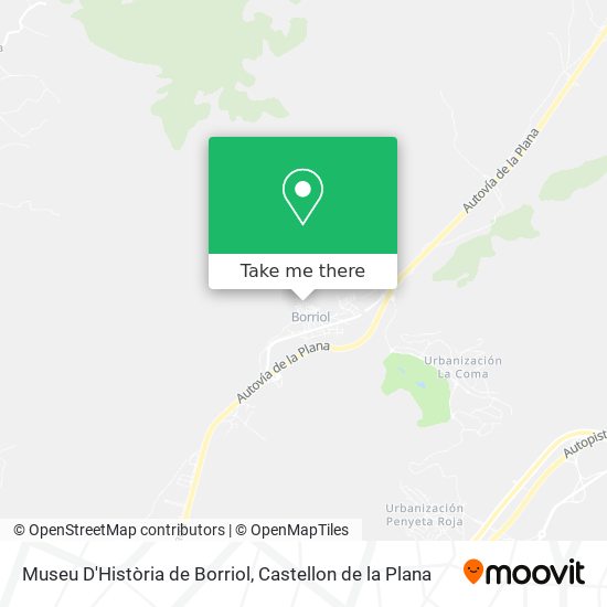 Museu D'Història de Borriol map